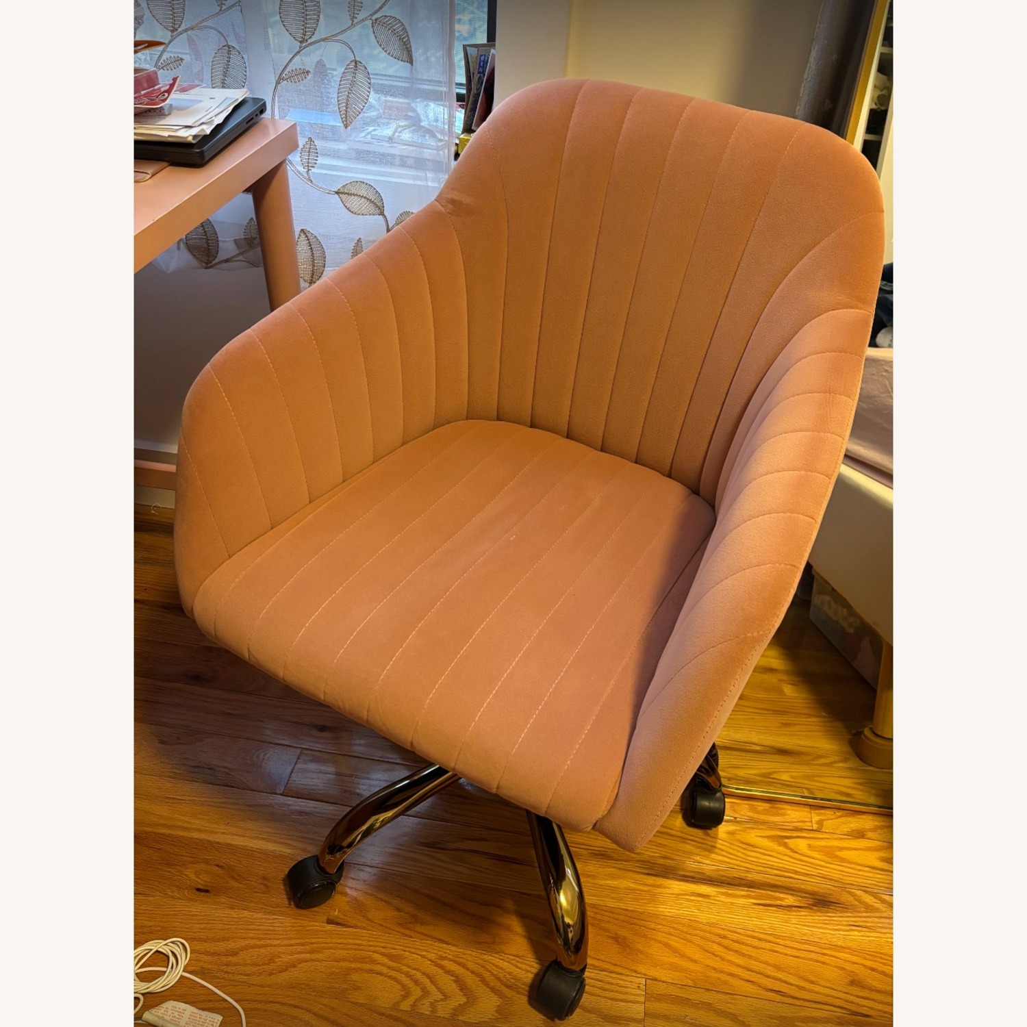 Wayfair Pink Swivel Chair - image-2