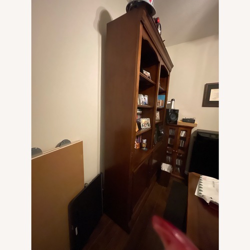 Used Hooker Furniture Corporation Dark Brown Bookcase for sale on AptDeco