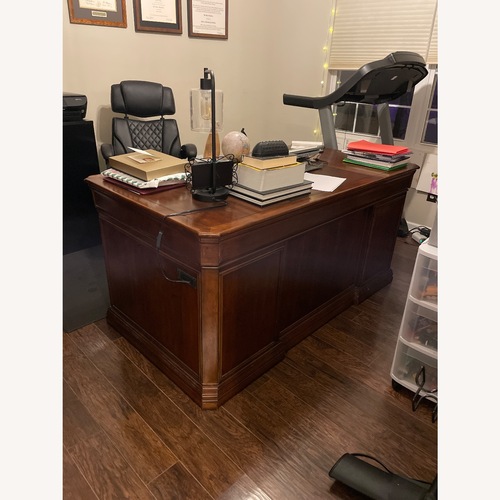 Used Hooker Furniture Corporation Dark Brown Sideboard for sale on AptDeco