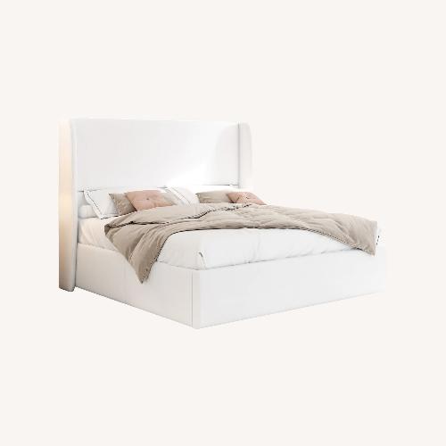 Used Wade Logan Brooklinn Upholstered Platform Storage Bed for sale on AptDeco