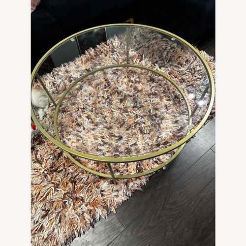 Used Flash Furniture Astoria Gold Metal Coffee Table for sale on AptDeco