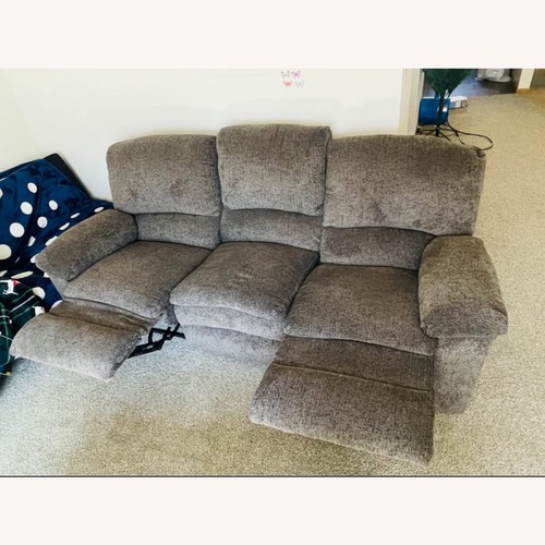 Used Gray 3 Seat Recliner Sofa for sale on AptDeco