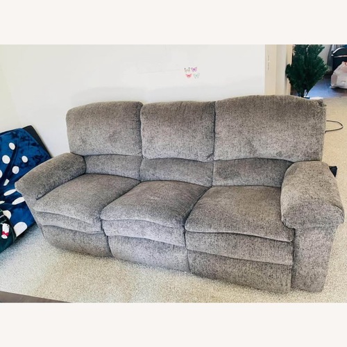 Used Gray 3 Seat Recliner Sofa for sale on AptDeco