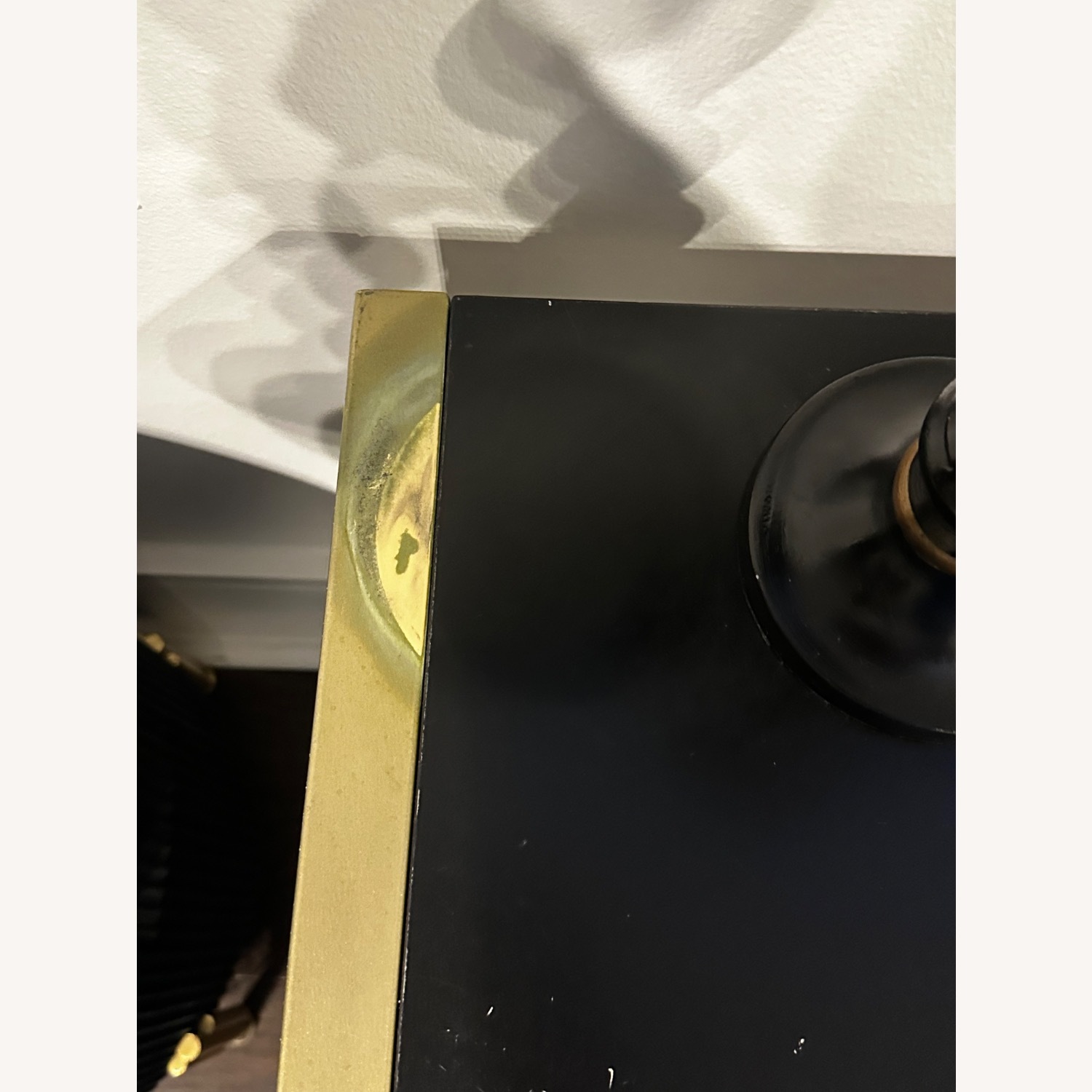 Wrought Iron Angelise Black Media Storage - image-2