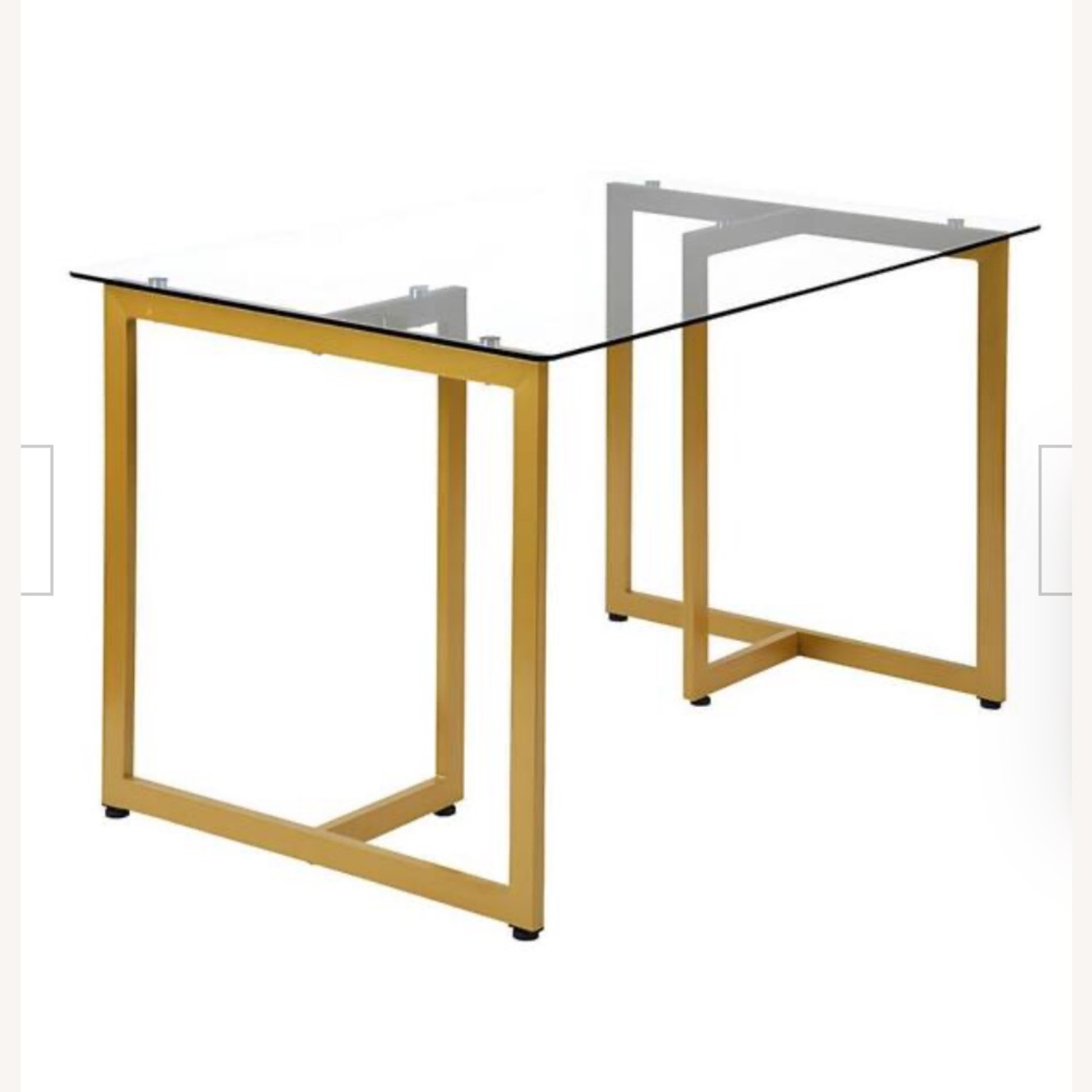 Wayfair Gillham 4 Person Glass Top Dining Table - image-1