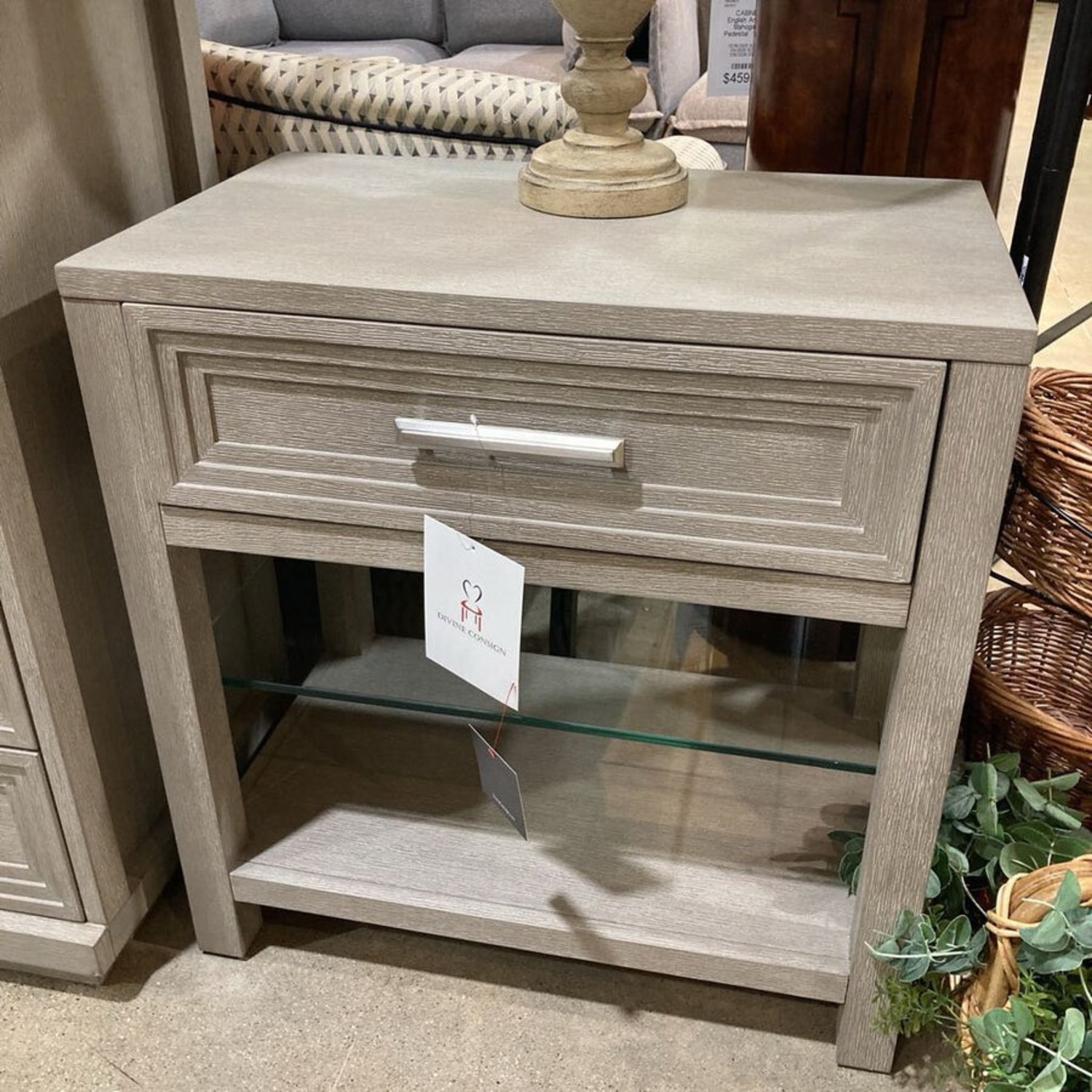 Riverside Furniture Cascade 1-Drawer Nightstand - image-1