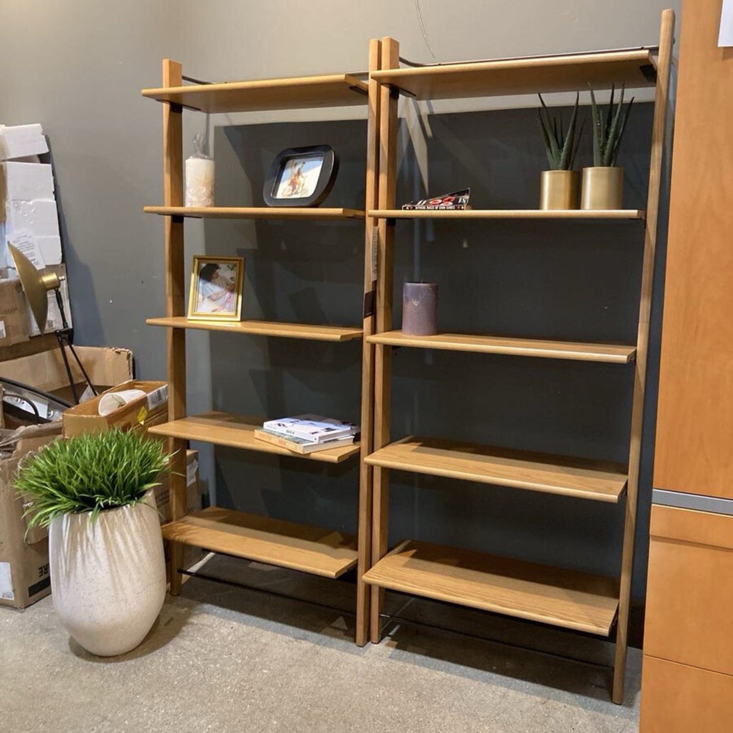 Burrow Title Double Fully Open Book Shelf - image-1