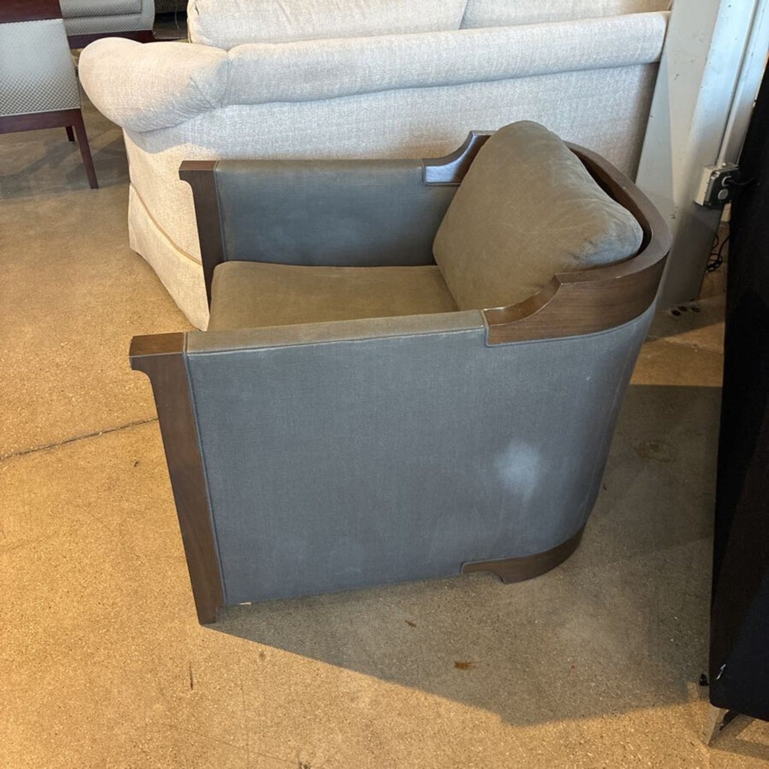 Holly Hunt Carpo Club Armchair - image-1