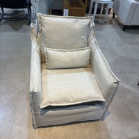 Upholstered Swivel Lounge Chair