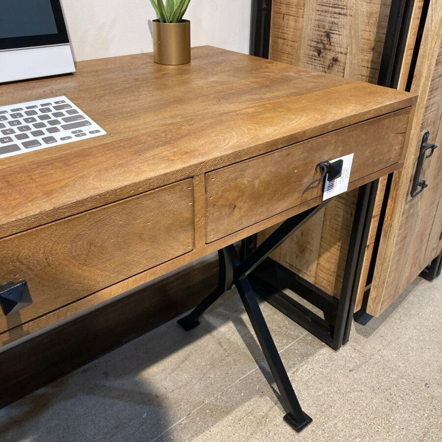 Villa2 Dakota Wood & Metal Desk - image-4