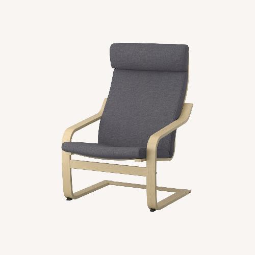Used IKEA POANG Dark Gray Birch Armchair for sale on AptDeco