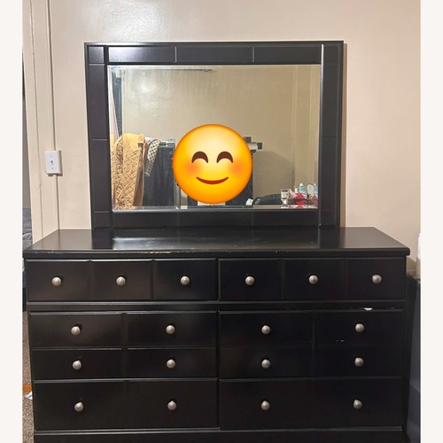 Used Ashley Furniture Black Dresser for sale on AptDeco