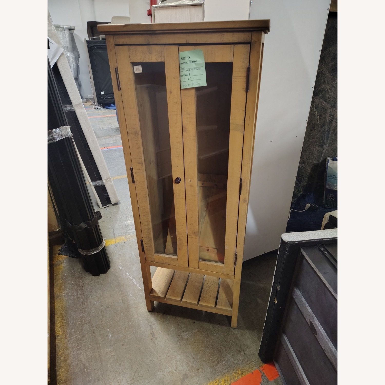 Pottery Barn Rustic Reclaimed Wood Storage Cabinet - image-4