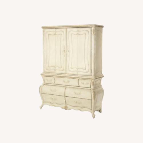 Used Aico Lavelle 7 Drawers Wood Armoire for sale on AptDeco
