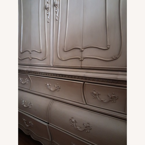 Used Aico Lavelle 7 Drawers Wood Armoire for sale on AptDeco