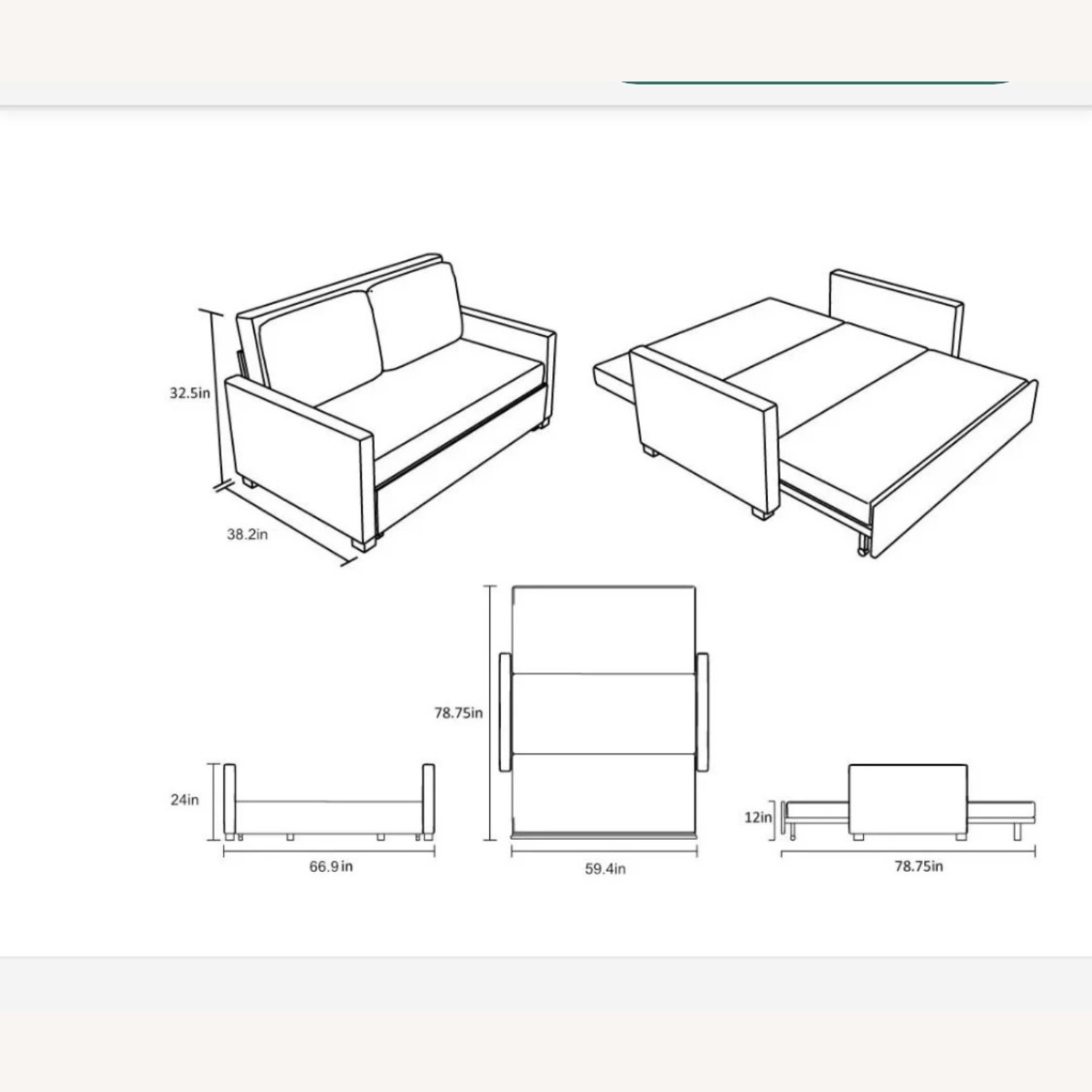 Expand Furniture Queen Sofa Bed - image-3