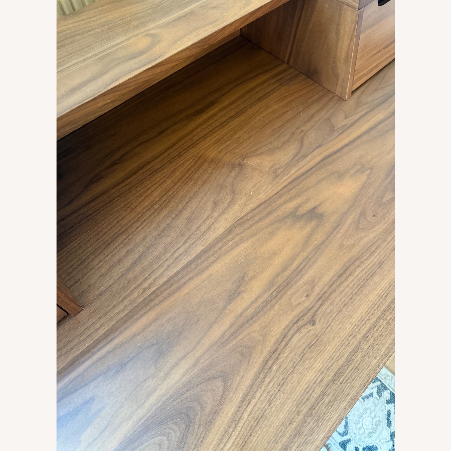 AllModern Ando Dark Brown Wood Desk - image-4