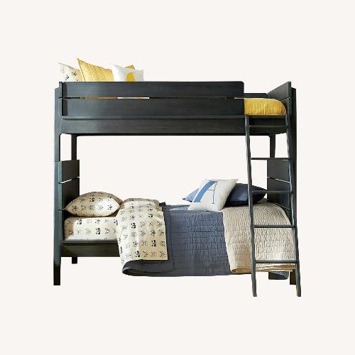 Used The Land of Nod Blue Bunk Bed for sale on AptDeco