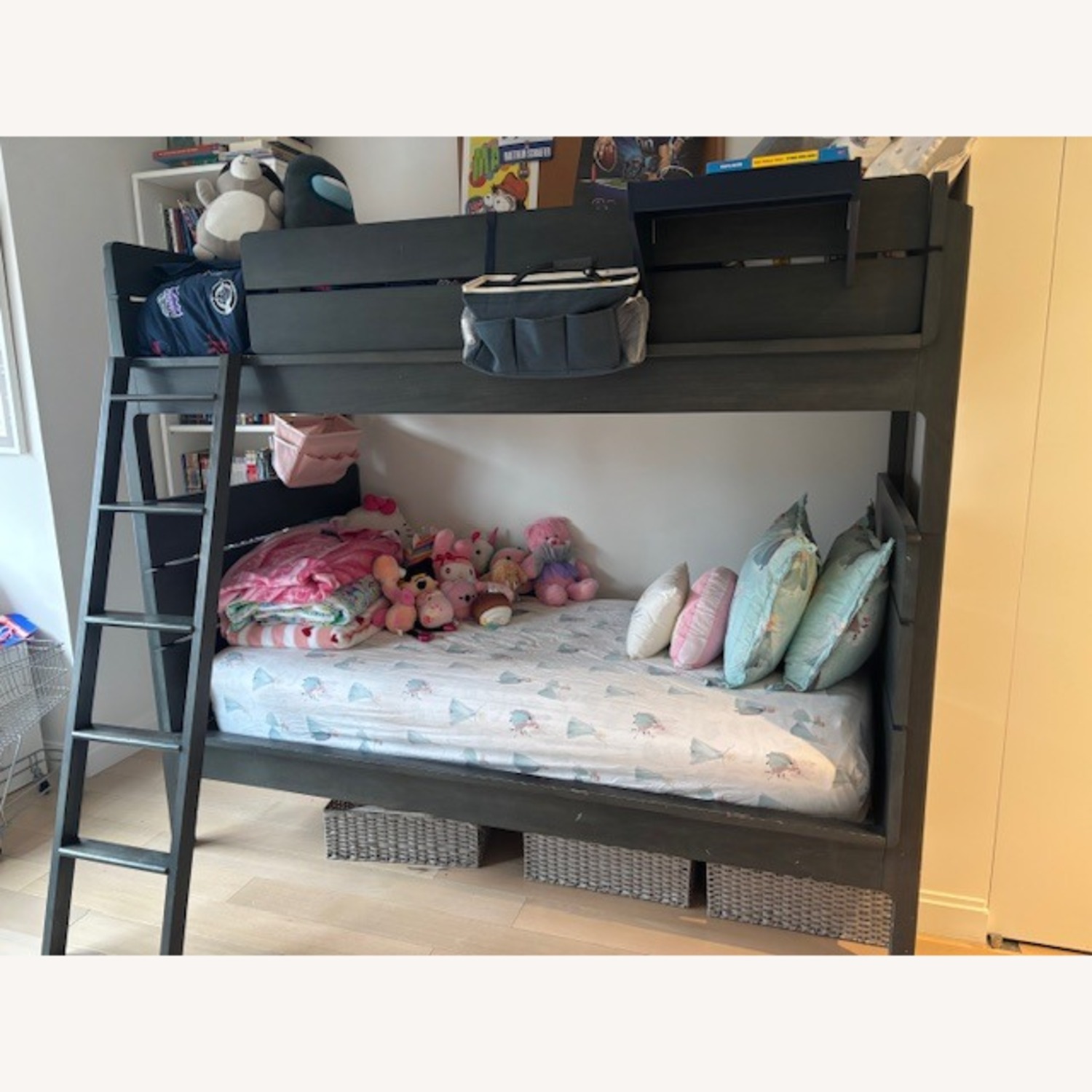 The Land of Nod Blue Bunk Bed - image-3