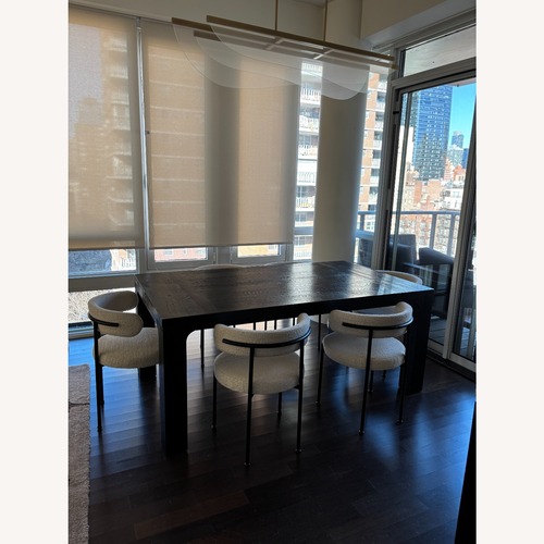 Used Restoration Hardware Black Dining Table  for sale on AptDeco