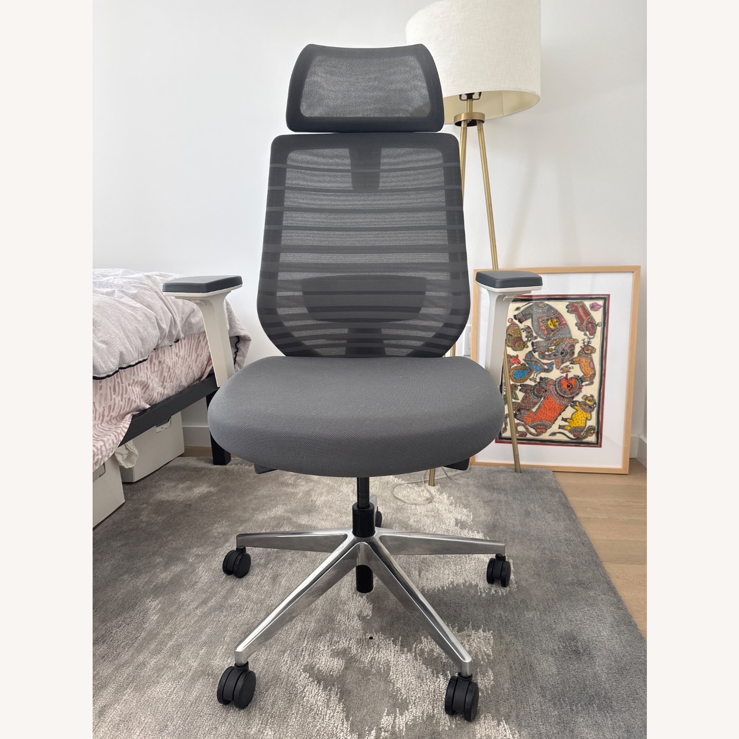 Branch Dark Gray Ergonomic Chair - image-5