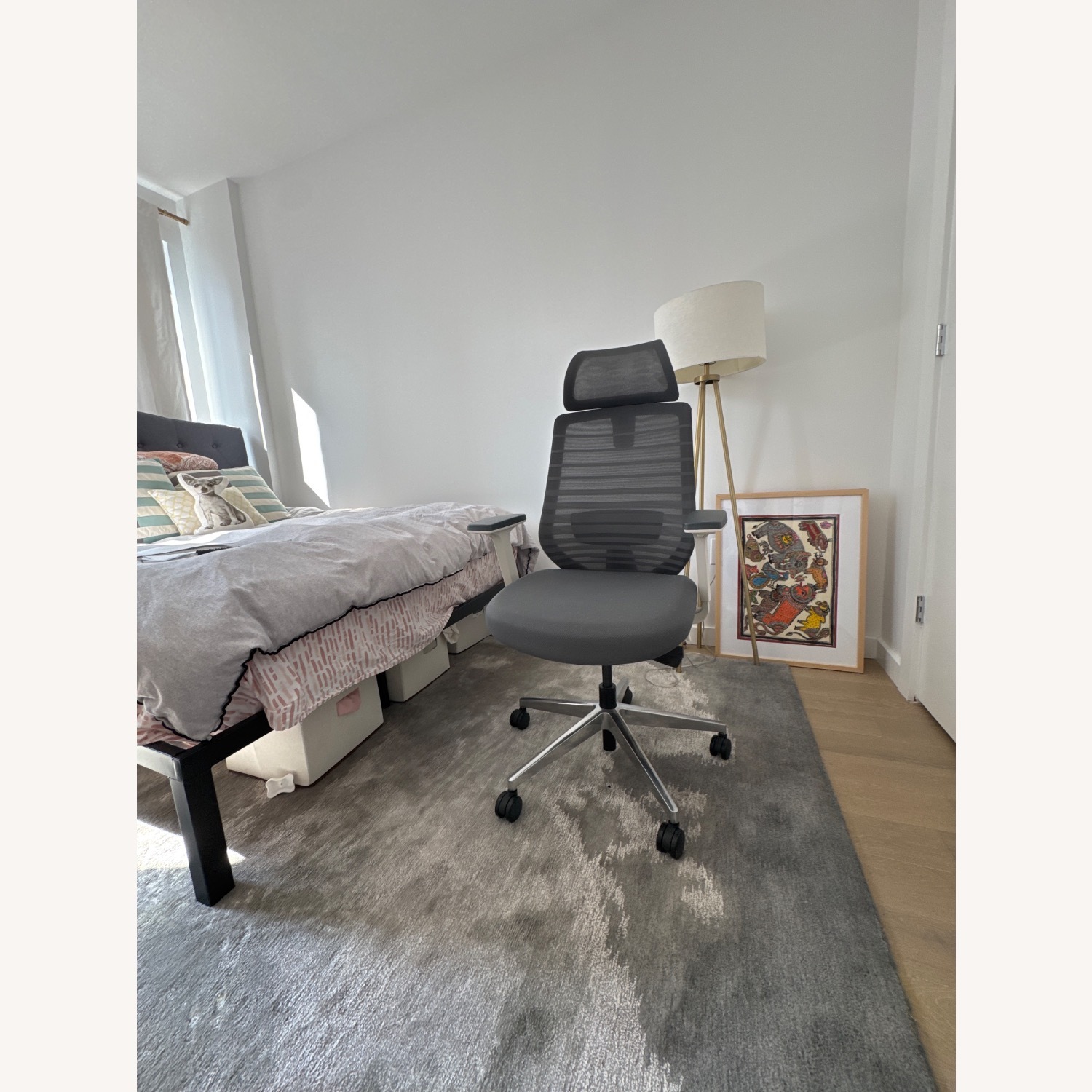 Branch Dark Gray Ergonomic Chair - image-2