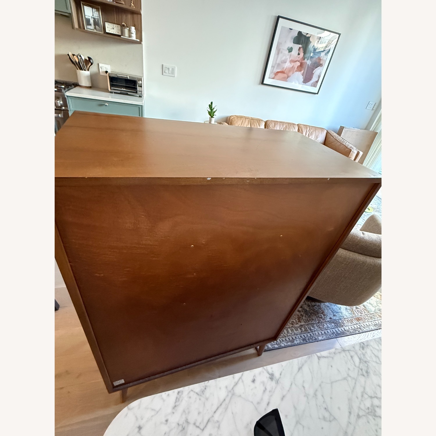 Mid-Century 4-Drawer Dresser (34") - image-8