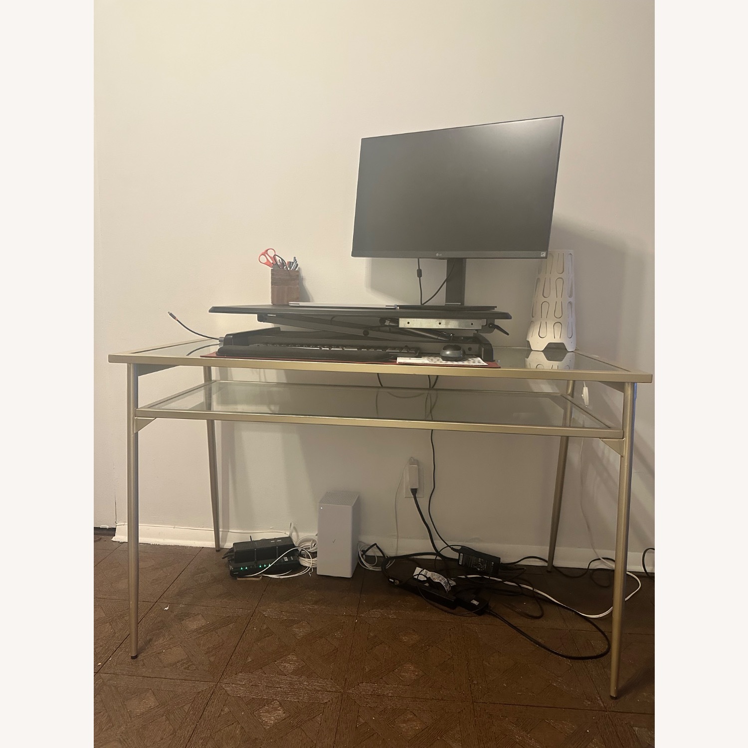 Gold Metal Desk - image-5