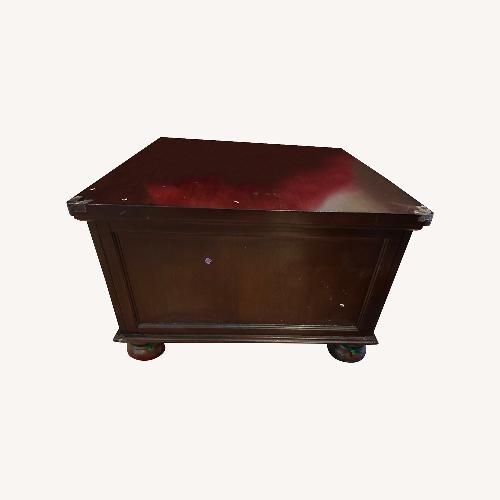 Used Wayfair Dark Brown Wood Chest for sale on AptDeco
