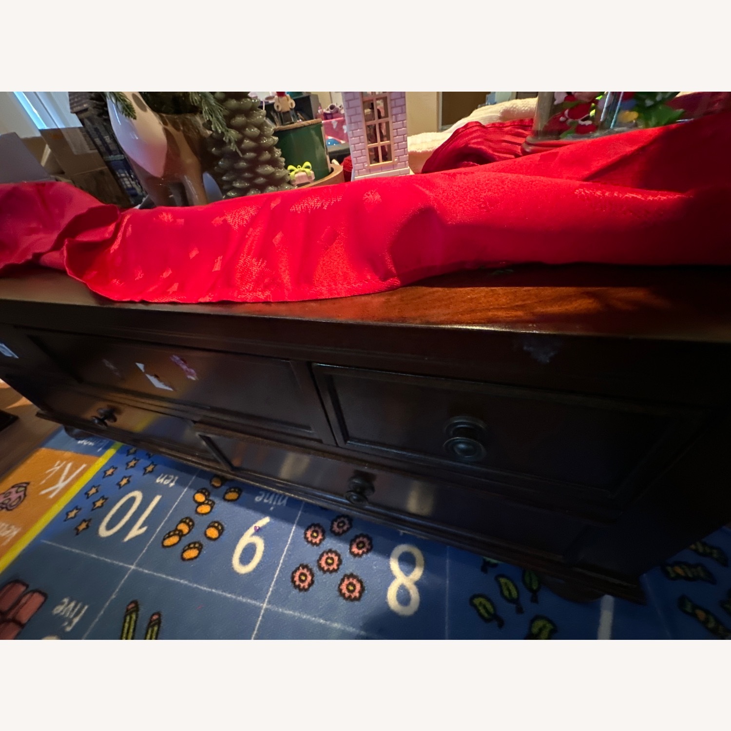 Wayfair Dark Brown Wood Chest - image-1