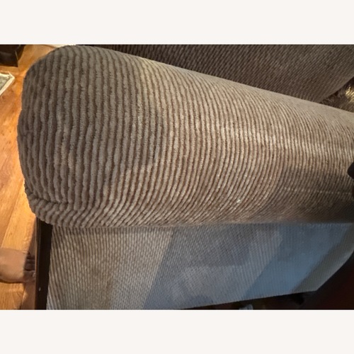 Used Ashley Furniture Light Brown Wood Sofa Sleeper for sale on AptDeco