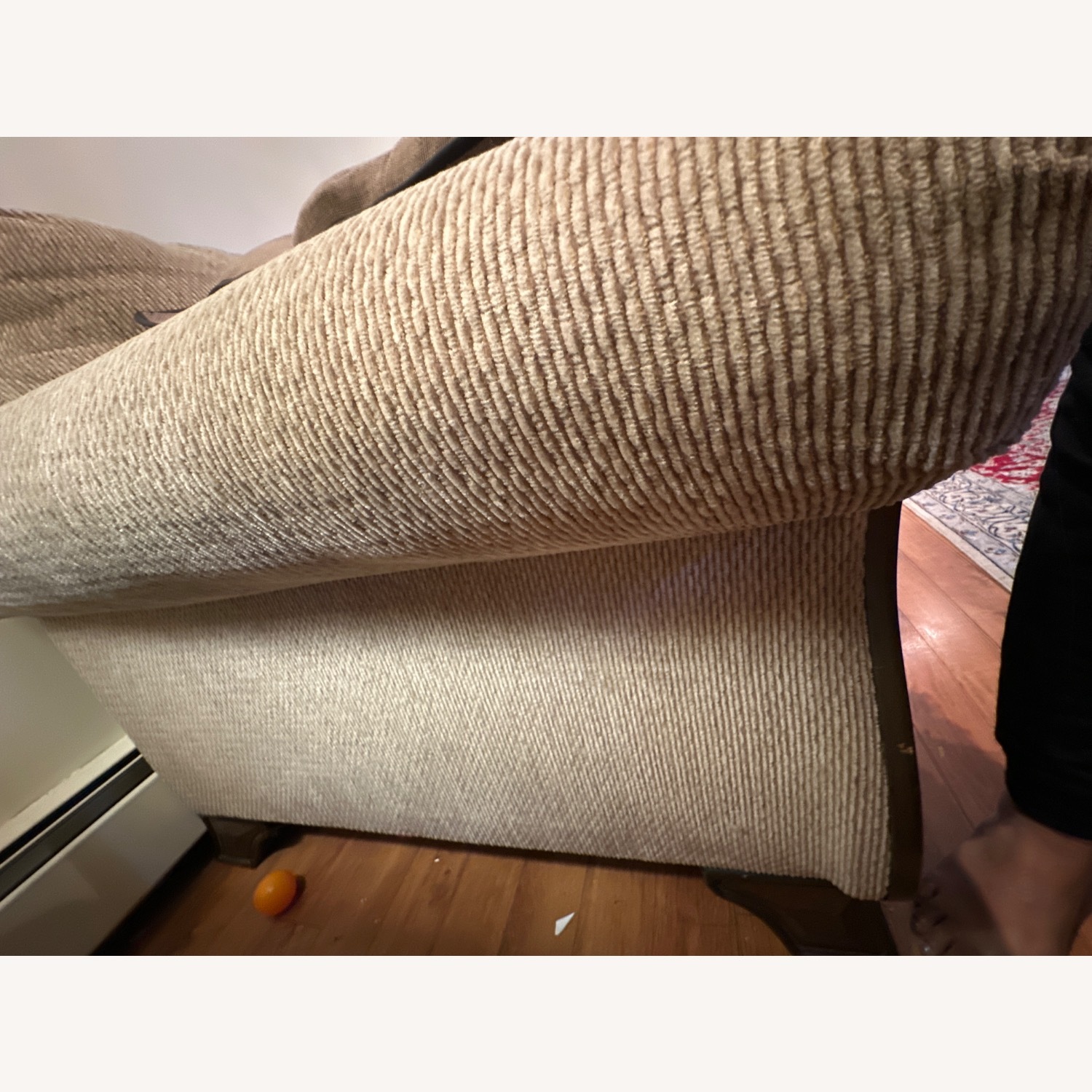 Ashley Furniture Light Brown Wood Sofa Sleeper - image-2