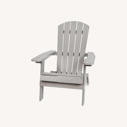 Used Home Depot Resin Folding Adirondack Chairs for sale on AptDeco