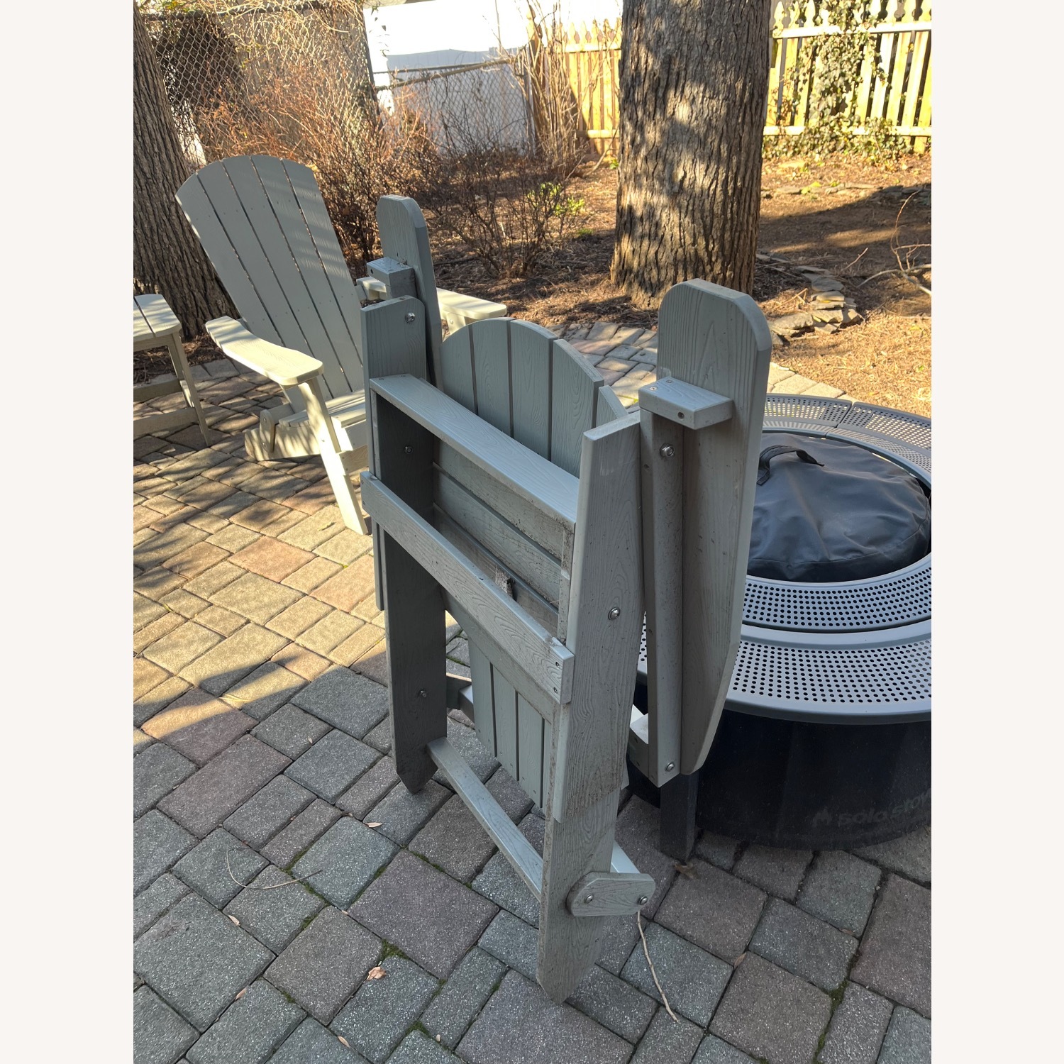 Home Depot Resin Folding Adirondack Chairs - image-5
