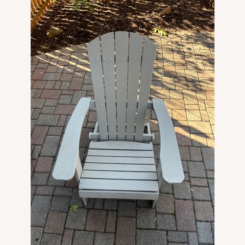 Used Home Depot Resin Folding Adirondack Chairs for sale on AptDeco