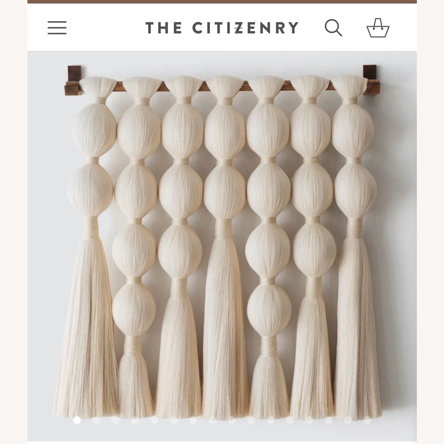 Lomas Wall Hanging The Citizenry - image-2