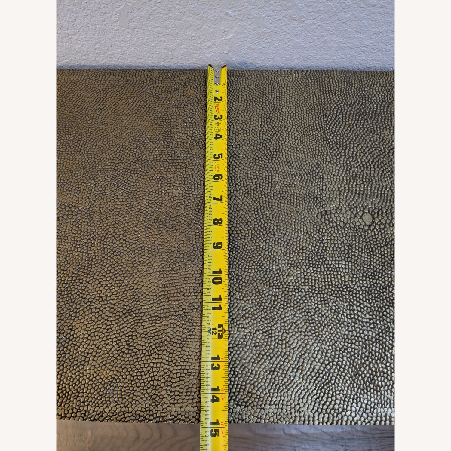 Dark Brown Metal Side Table - image-5