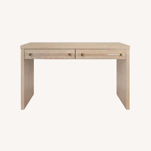 Used Worlds Away Natural Wood Ralph Desk for sale on AptDeco