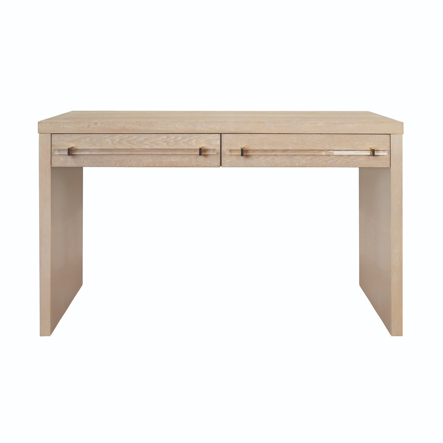 Worlds Away Natural Wood Ralph Desk - image-0