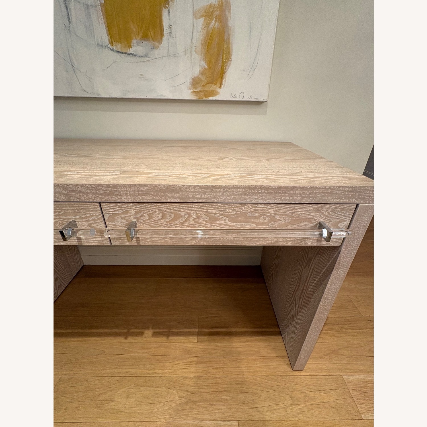 Worlds Away Natural Wood Ralph Desk - image-7