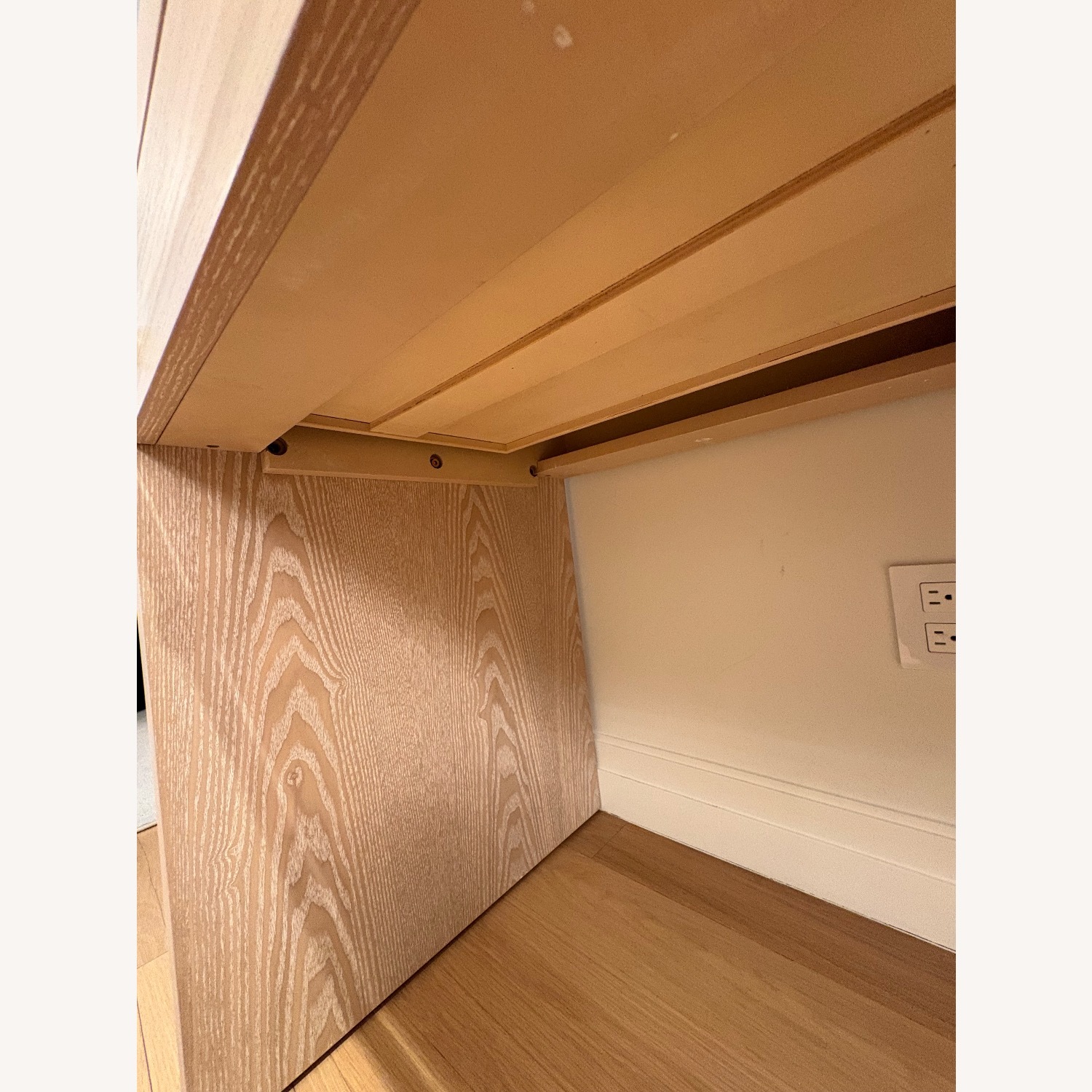 Worlds Away Natural Wood Ralph Desk - image-2