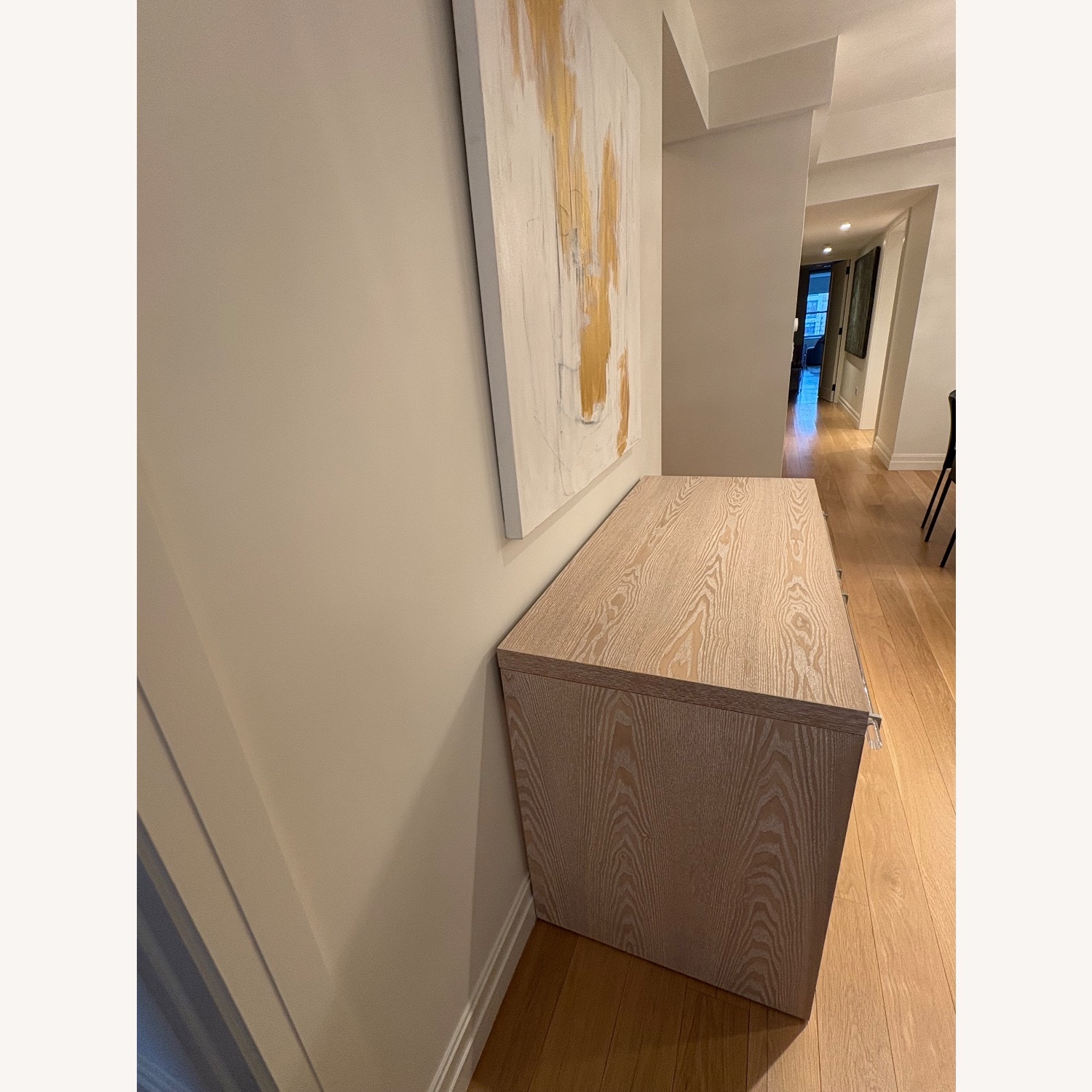 Worlds Away Natural Wood Ralph Desk - image-6