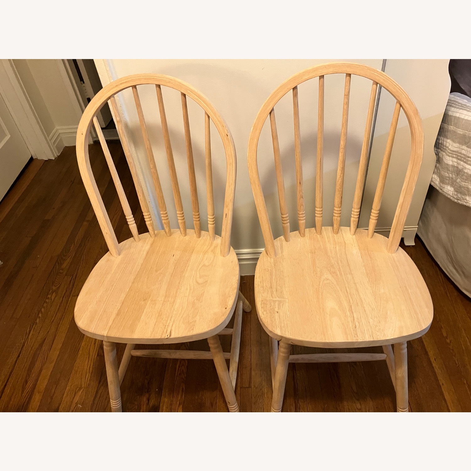 Natural Wood Dining Chairs - image-2