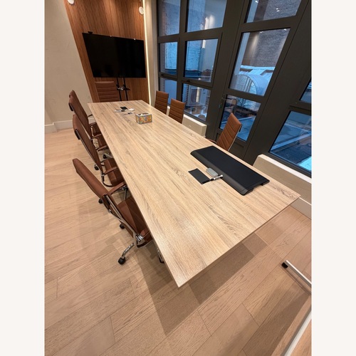 Used Cubicles HO4 Long Conference Table Rectangular for sale on AptDeco
