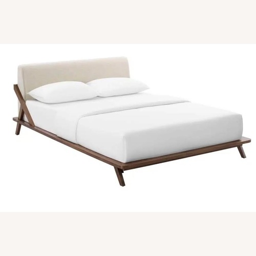 Used Modway Luella Natural Queen Bed for sale on AptDeco
