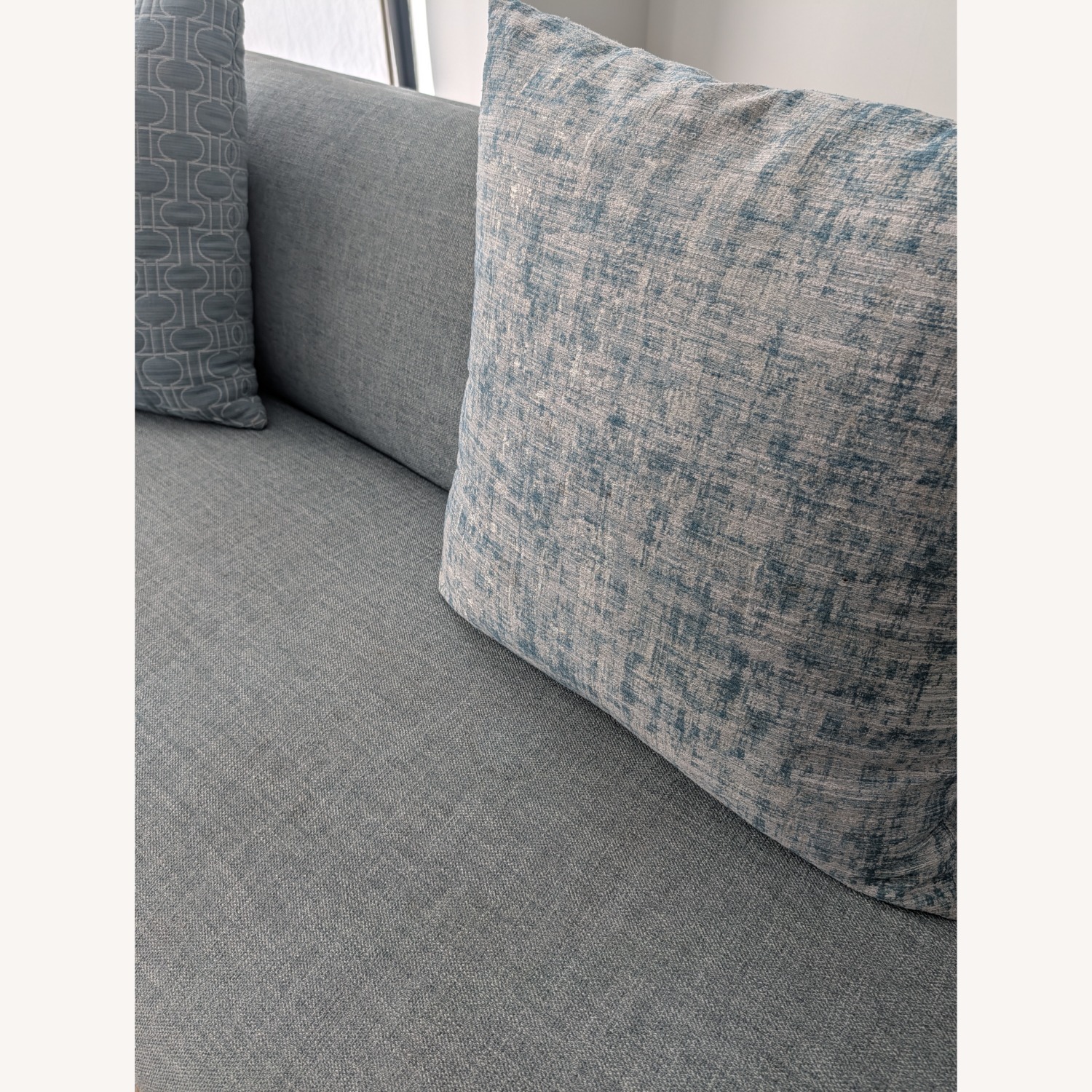 Bernhardt Lucite Sofa with Pillows - image-6