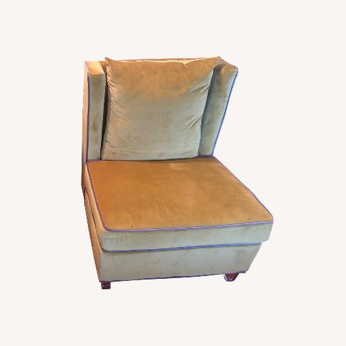 Used Green Fabric Accent Chairs for sale on AptDeco