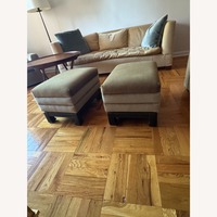 Velvet Mohair Ottoman