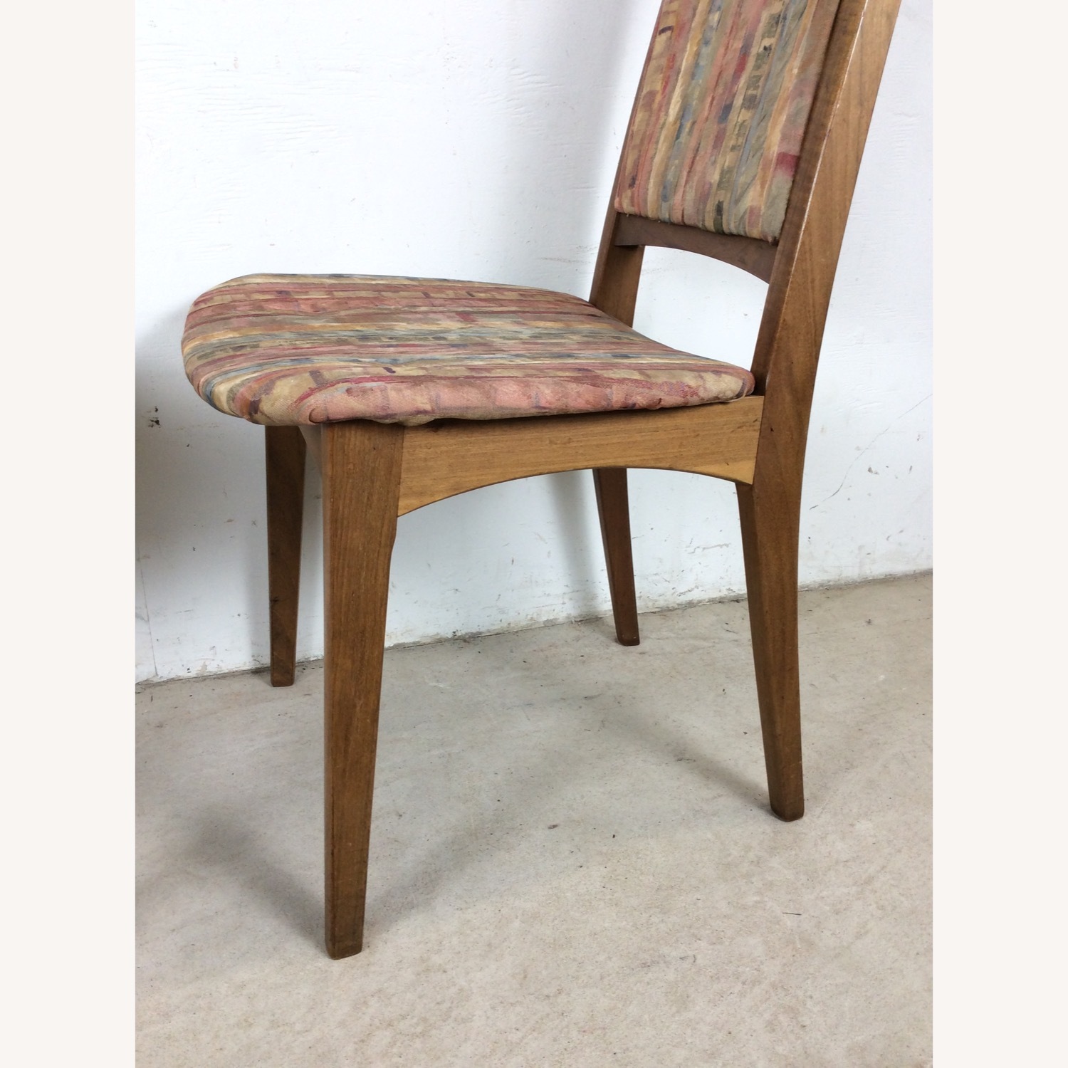 Set of 6 MCM Dining Chairs with Vintage Upholstery - image-25
