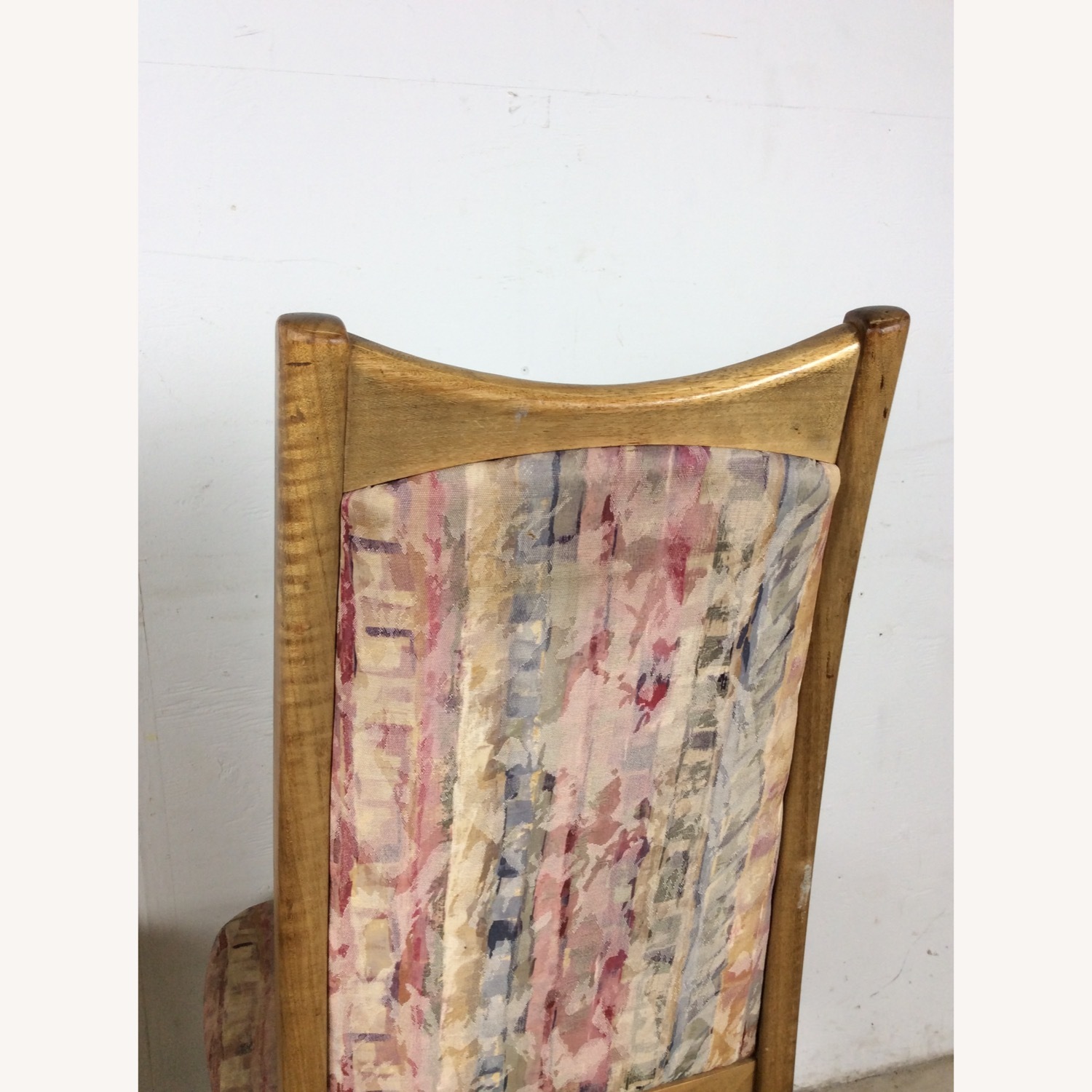 Set of 6 MCM Dining Chairs with Vintage Upholstery - image-30